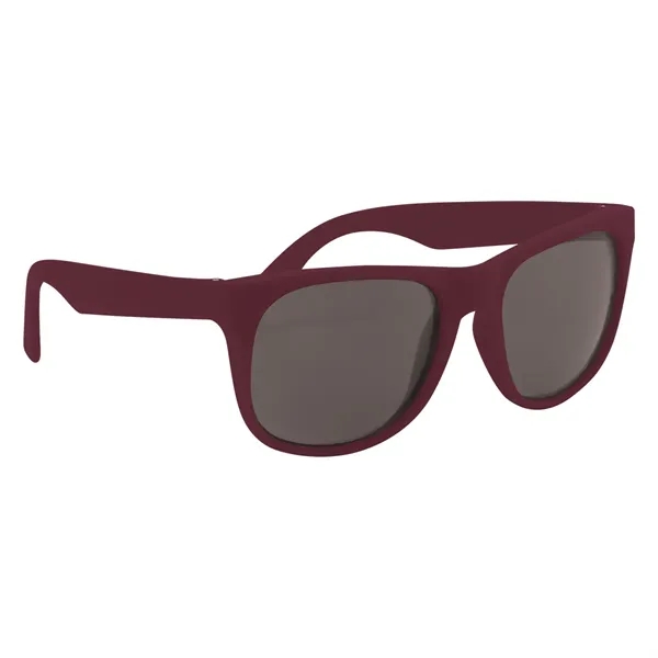 SOLID MAROON color option for Rubberized Sunglasses