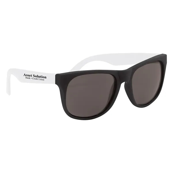 White color option for Rubberized Sunglasses