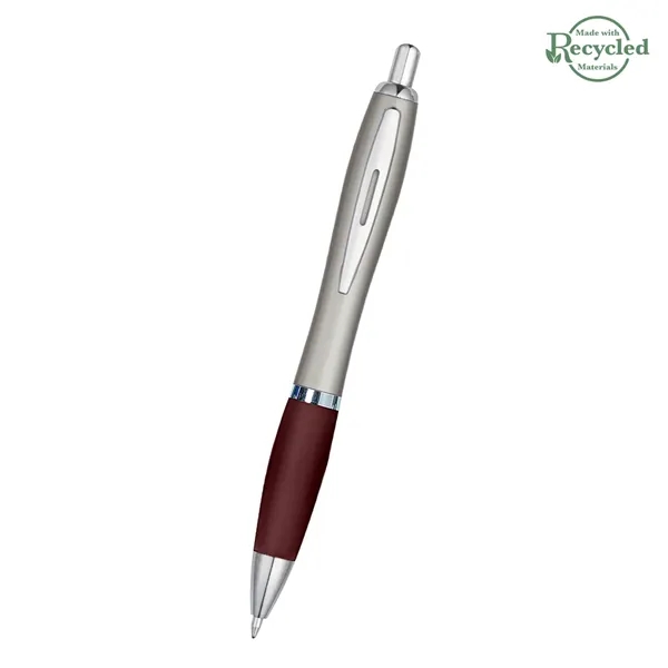 Silver With Burgundy color option for Satin Pen