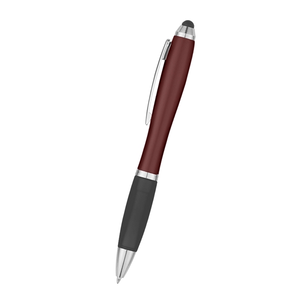 Burgundy With Black color option for Satin Stylus Pen