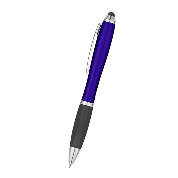 Purple With Black color option for Satin Stylus Pen
