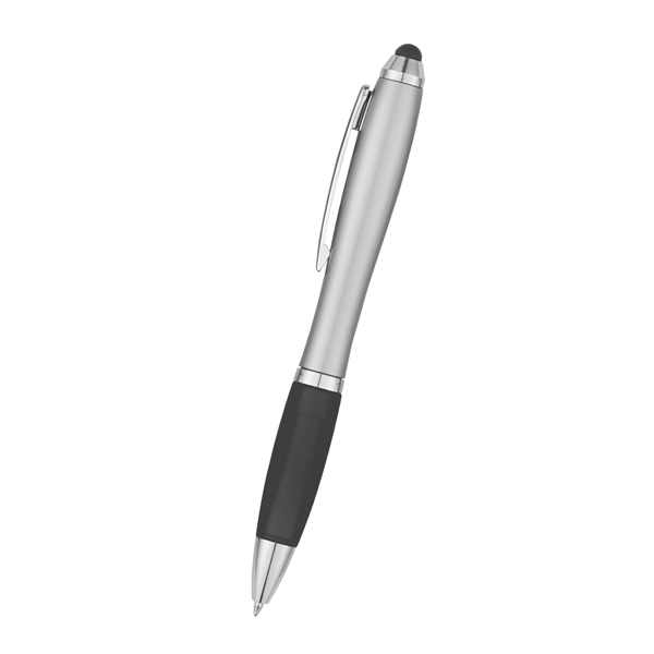 Silver With Charcoal color option for Satin Stylus Pen