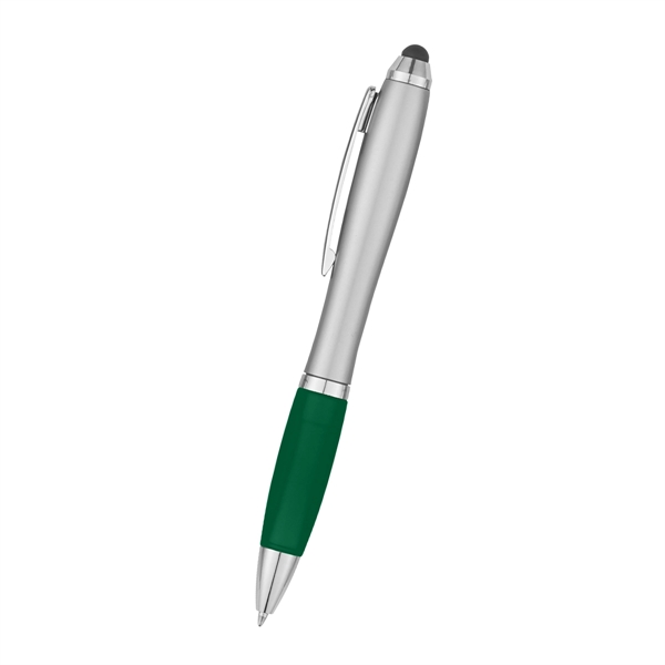 Silver With Green color option for Satin Stylus Pen