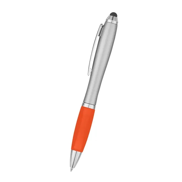 Silver With Orange color option for Satin Stylus Pen