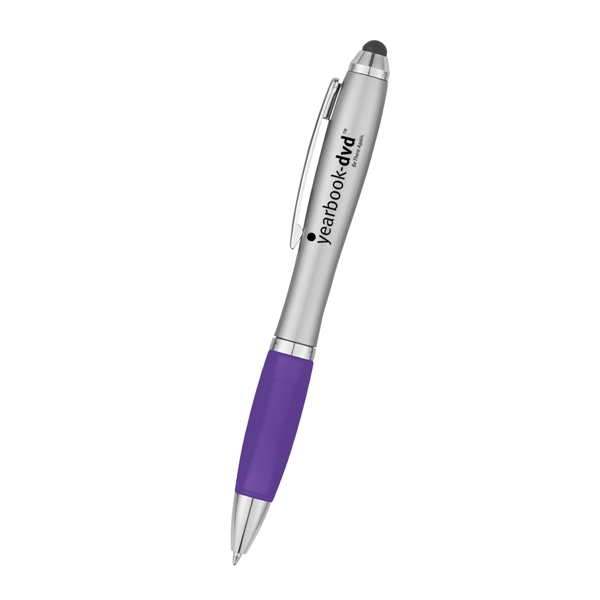Silver With Purple color option for Satin Stylus Pen