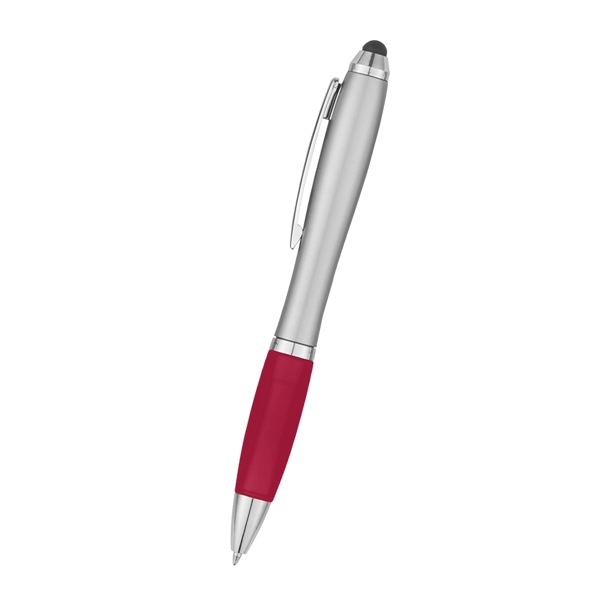 Silver With Red color option for Satin Stylus Pen