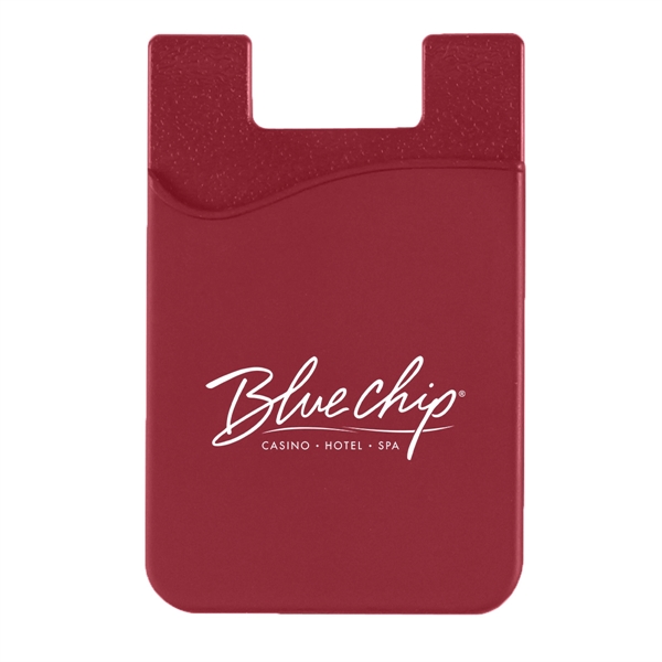 Burgundy color option for Silicone Phone Wallet