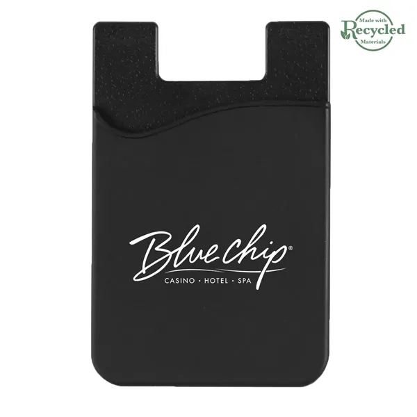 Recycled Black color option for Silicone Phone Wallet