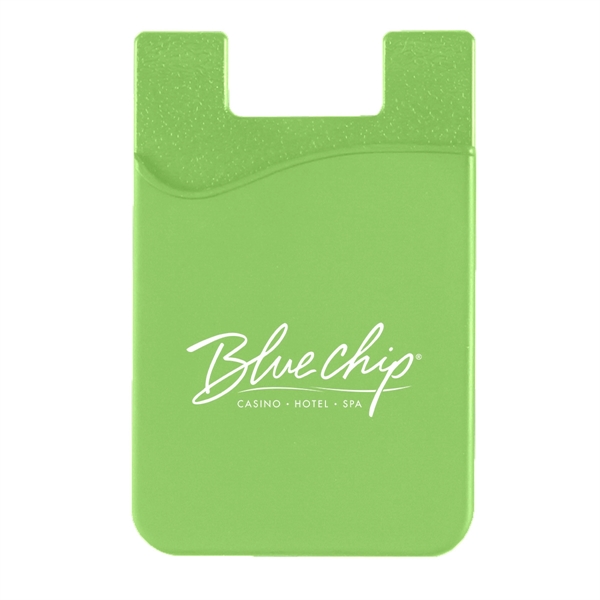 Recycled Lime color option for Silicone Phone Wallet