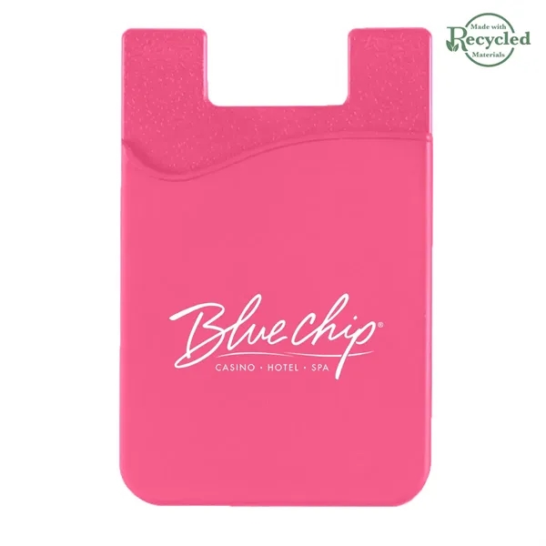 Recycled Pink color option for Silicone Phone Wallet