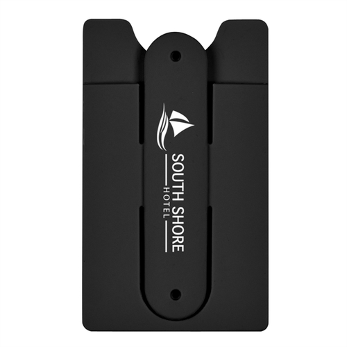 Main photo of Silicone Phone Wallet With Stand
