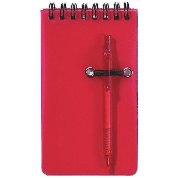 FROST RED color option for Spiral Jotter & Pen