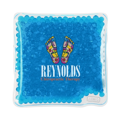 Blue color option for Square Gel Beads Hot/Cold Pack