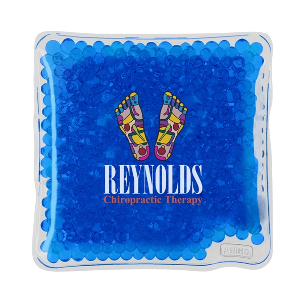 Dark Blue color option for Square Gel Beads Hot/Cold Pack