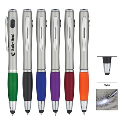 Main photo of Trio Pen With Led Light And Stylus