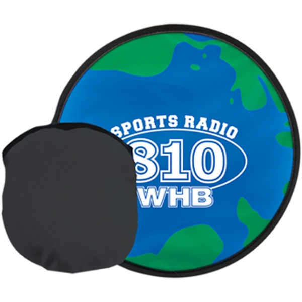 Globe color option for Flying Disc With Pouch