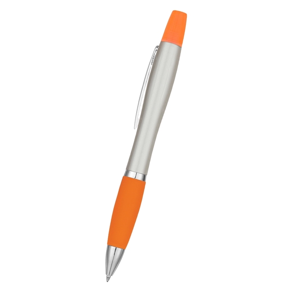 Silver With Orange color option for Twin Write Highlighter