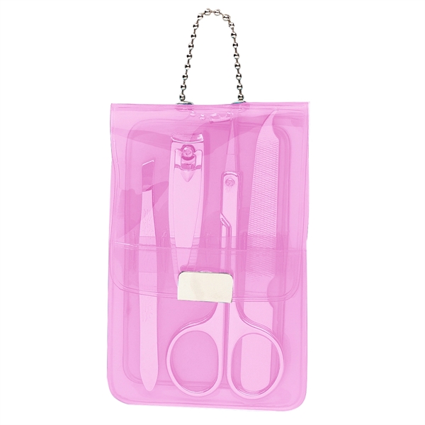 PINK color option for Vinyl Manicure Set