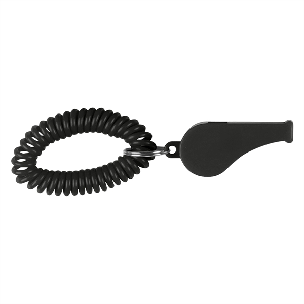 Recycled Black color option for Whistle With Coil