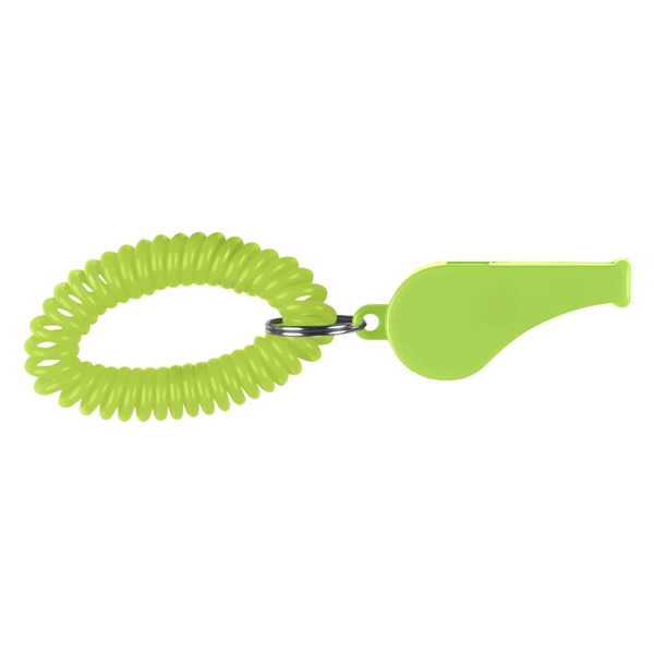 Recycled Lime color option for Whistle With Coil