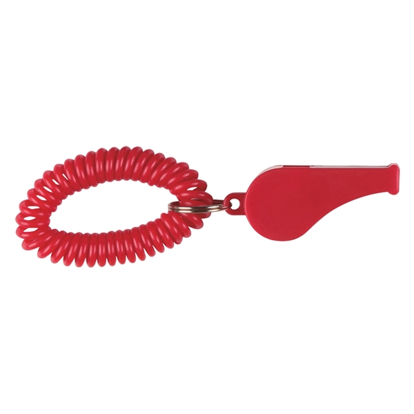 Recycled Red color option for Whistle With Coil