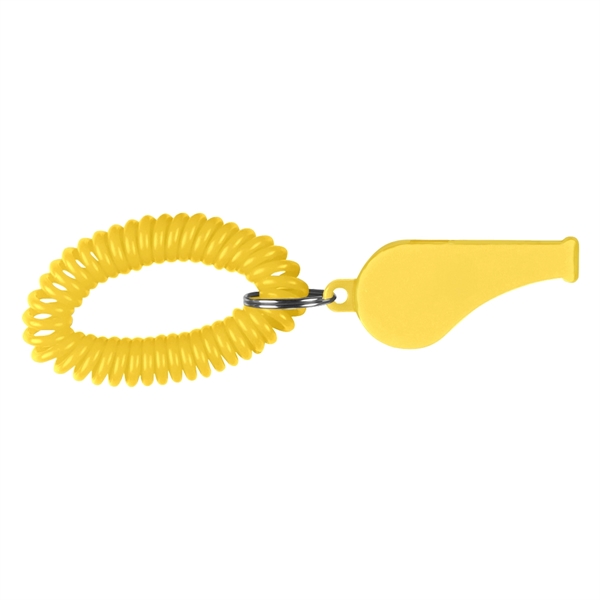 Recycled Yellow color option for Whistle With Coil