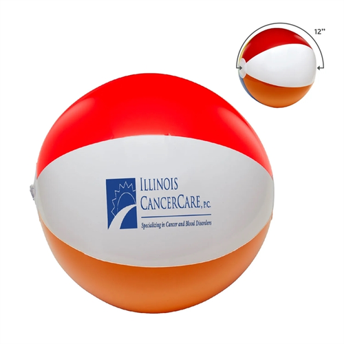 Main photo of 12" Six Color Beach Ball