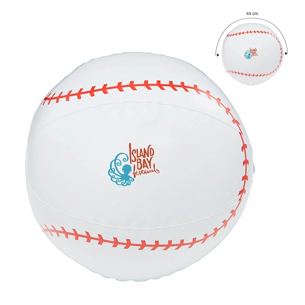 White color option for 16" Inflatable Baseball