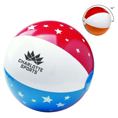 Main photo of 16" Stars & Stripes Usa Beach Ball