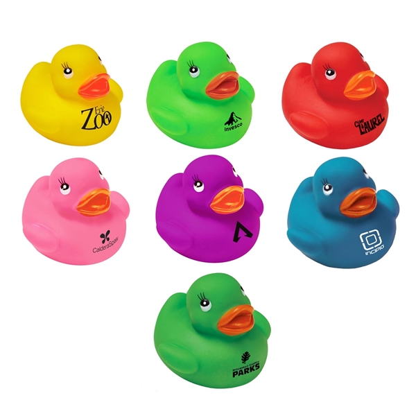 Red color option for 2" Assorted Colorful Rubber Ducks