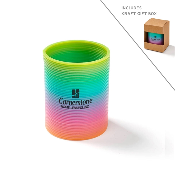 Rainbow color option for 2" Diameter Round Rainbow Spring