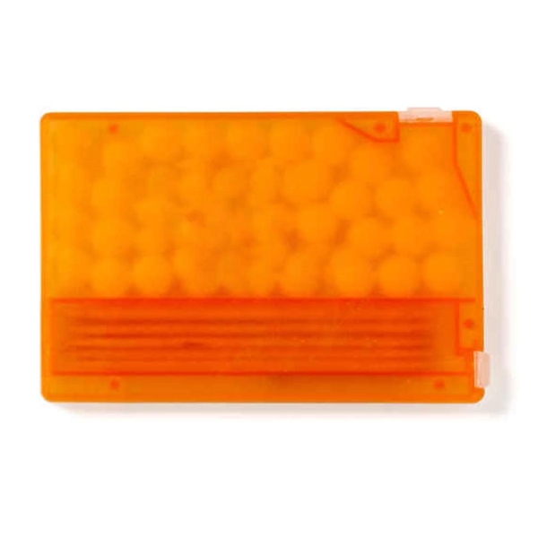 Clear Translucent Orange color option for Biz Card Mints & Picks