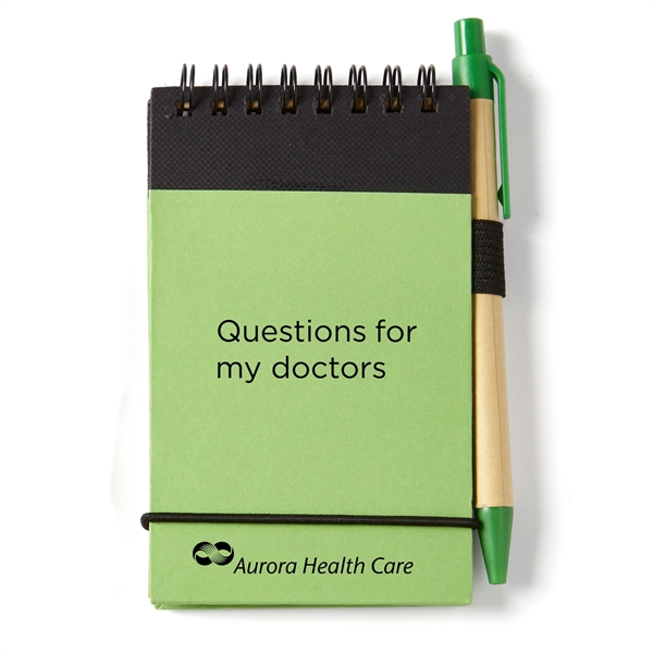 Green-Black color option for Eco Mini Jotter & Pen