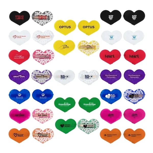 Clear-Solid Yellow color option for Heart Mints & Picks