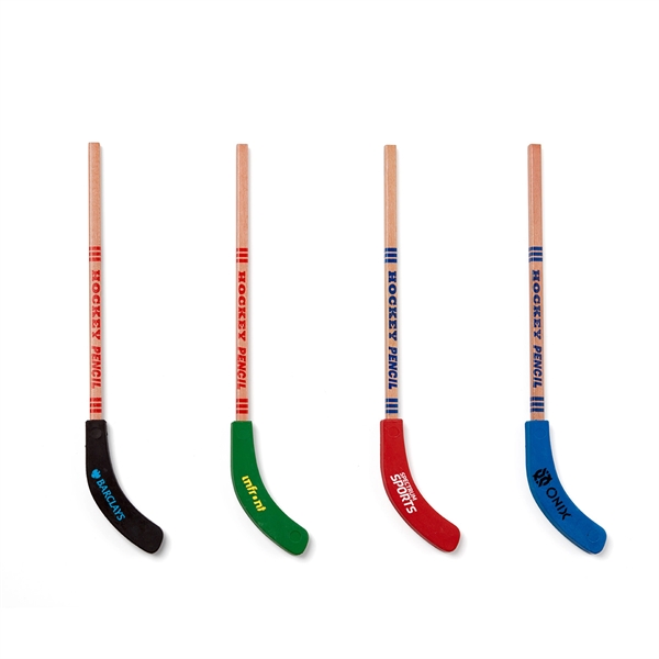 Natural-Assorted color option for Hockey Stick Pencil