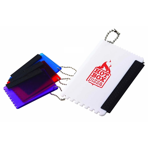 White color option for Ice Scraper Keychain