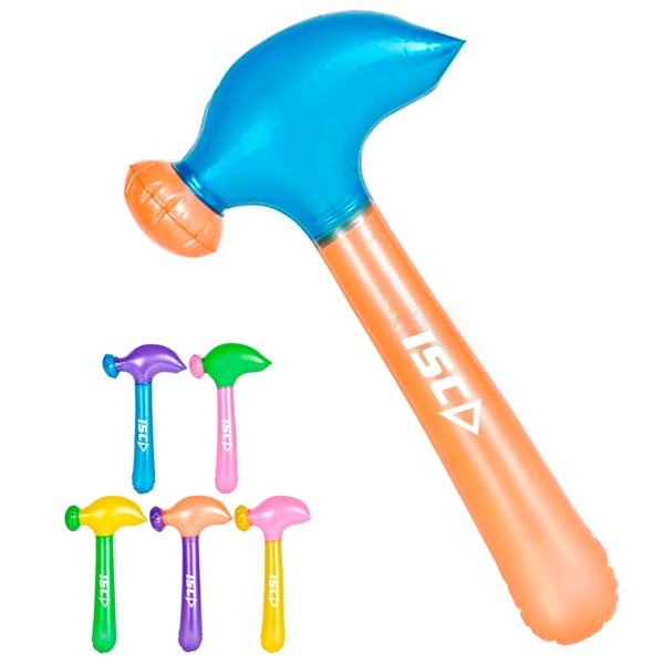 Assorted color option for Inflatable 14" Hammer
