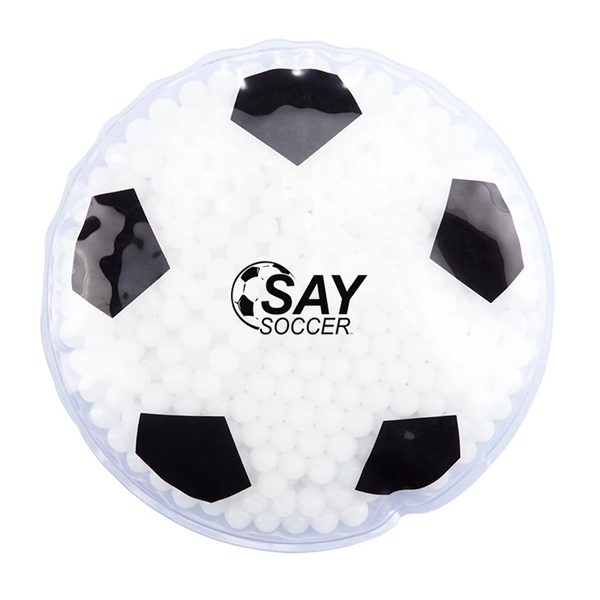 White-Black color option for Sports Ball Theme Hot/Cold Therapy Gel Pack