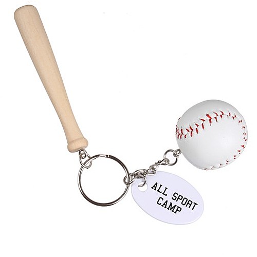 Photo of Baseball & Bat Keychain