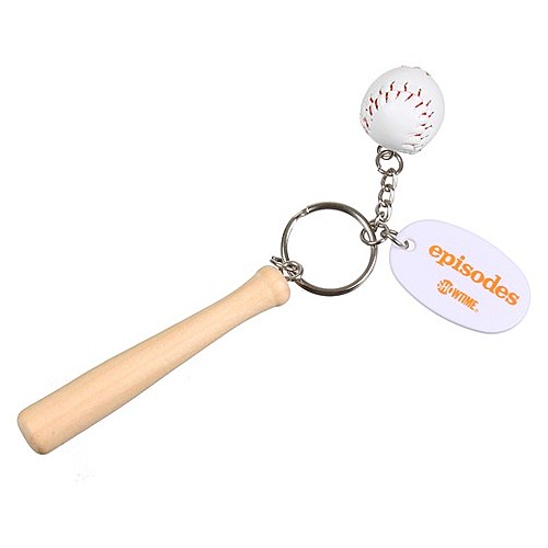 Photo of Baseball & Bat Keychain