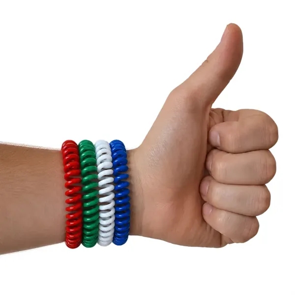 Lifestyle 1 color option for Bracelet Coil Keychain
