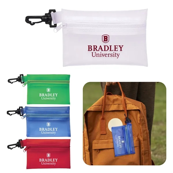 Green color option for Clip On Pouch