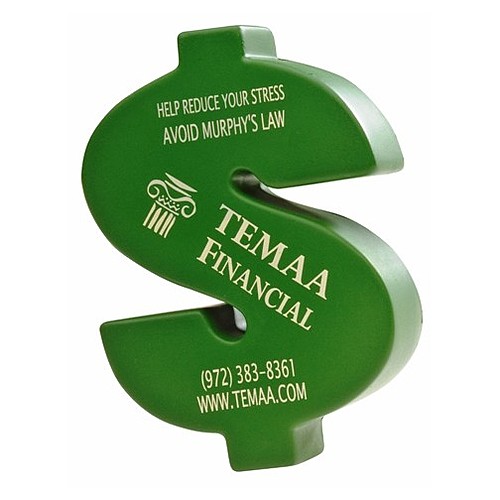 Photo of Dollar Sign Stress Reliever
