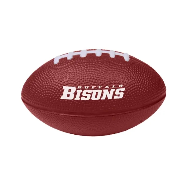 Burgundy color option for Football Stress Ball