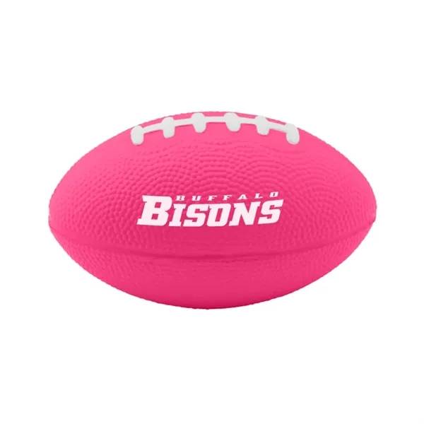Pink Hot color option for Football Stress Ball