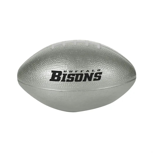 Silver color option for Football Stress Ball