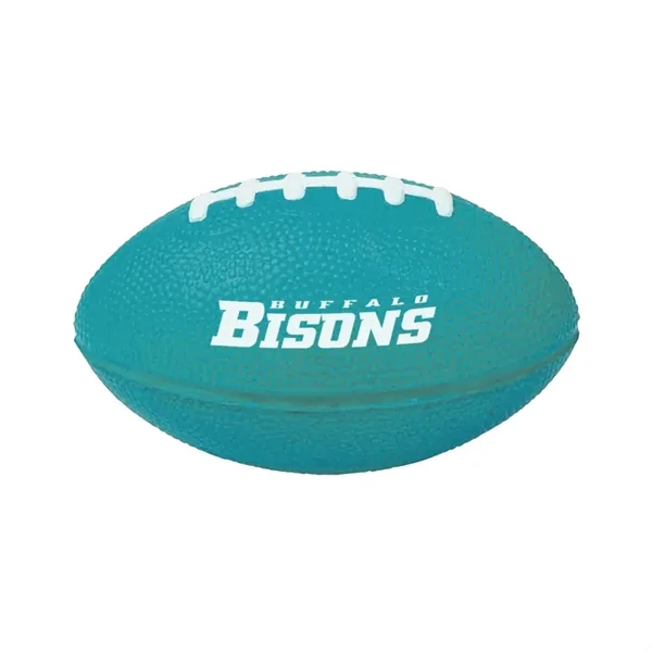 Teal color option for Football Stress Ball