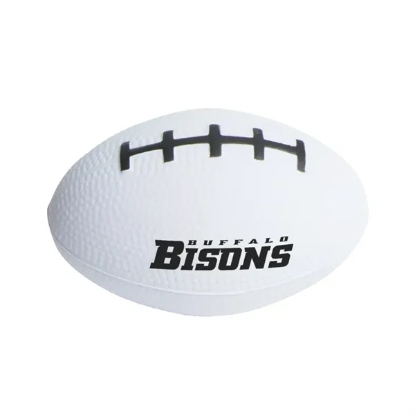 White color option for Football Stress Ball