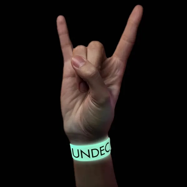 Lifestyle 1 color option for Glow Slap Bracelet