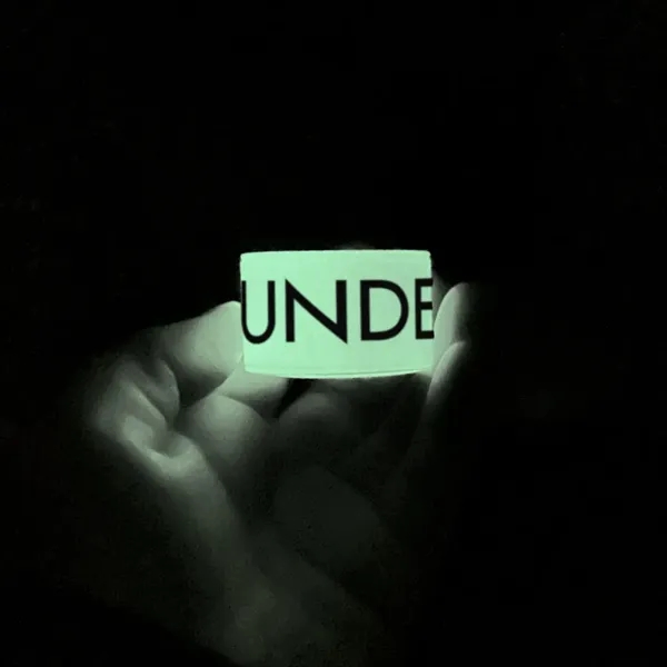 Lifestyle 3 color option for Glow Slap Bracelet